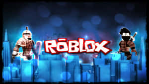 Knight Armor And Ninja Roblox Logo Wallpaper