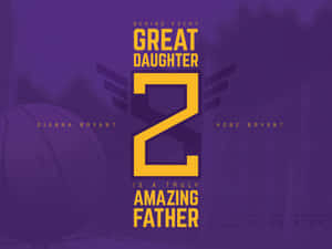 Kobe And Gigi, A Father And Daughter Bond Wallpaper