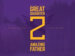 Kobe And Gigi, A Father And Daughter Bond Wallpaper