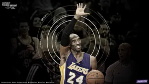 Kobe Bryant, An All-star Basketball Legend Wallpaper