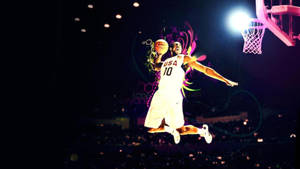 Kobe Bryant Colorful Dunk Wallpaper