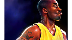 Kobe Bryant Digital Painting 4k Wallpaper