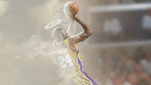 Kobe Bryant With A Halo Wallpaper