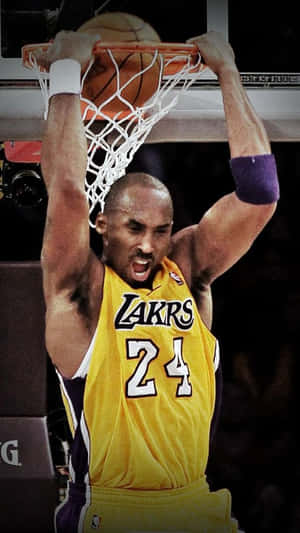 Kobe Dunking Backwards Wallpaper