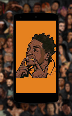 Kodak Black Phone Art Wallpaper