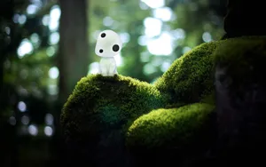 Kodama Close-up Princess Mononoke Wallpaper