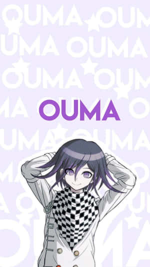 Kokichi Ouma Name Art Phone Wallpaper