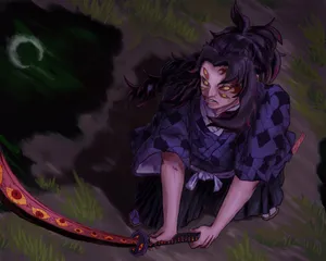 Kokushibo Demon Kimetsu No Yaiba Wallpaper