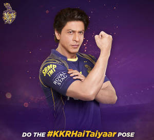 Kolkata Knight Riders Iconic Pose Wallpaper