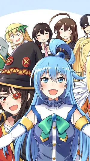 Konosuba Aqua And Megumin Wallpaper