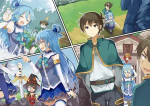 Konosuba Satou Kazuma And Aqua Wallpaper