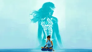 Korra Brings Balance To The World In The Legend Of Korra Wallpaper