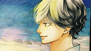 Kou Art Ao Haru Ride Wallpaper