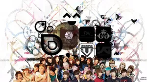 Kpop Groups Collage Wallpaper
