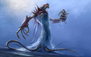 Kraken The Demon Of The Sea Wallpaper