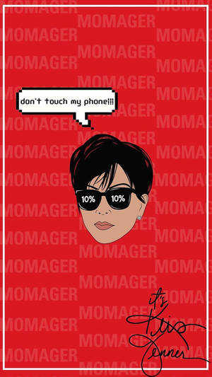 Kris Jenner Digital Art Wallpaper