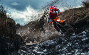 Ktm 450 Exc Enduro Motocross Off Road Mud Wallpaper