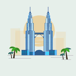 Kuala Lumpur Illustration Art Wallpaper