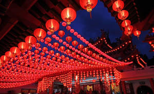 Kuala Lumpur With Lanterns Wallpaper