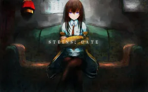 Kurisu Makise Of Steins Gate Poster Wallpaper