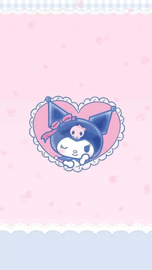 Kuromi Iphone Cute Heart Wallpaper