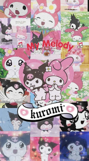 Kuromi Iphone My Melody Collage Wallpaper