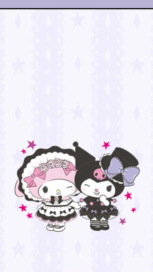 Kuromi Phone: A Stylish Phone For The Fashion-forward. Wallpaper