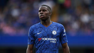 Kurt Zouma Looking Ahead Chelsea Wallpaper