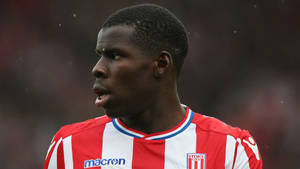 Kurt Zouma Stoke City Looking Right Wallpaper