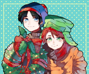 Kyle Broflovski And Stan Marsh Fan Art Wallpaper