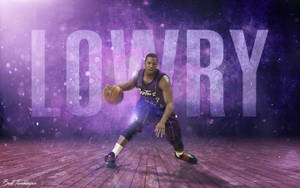 Kyle Lowry Purple Art Wallpaper