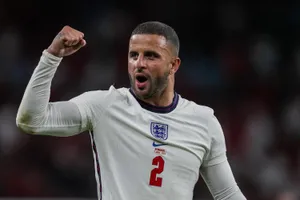 Kyle Walker Fist Up Wallpaper