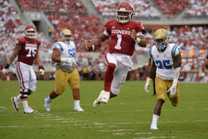 Kyler Murray Skipping Over Rams Wallpaper