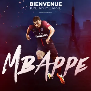 Kylian Mbappe Paris United Sign Wallpaper