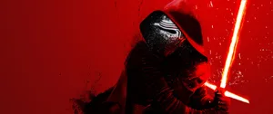 Kylo Ren Illuminating Red Wallpaper