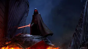Kylo Ren Star Wars Laser Eyes Wallpaper