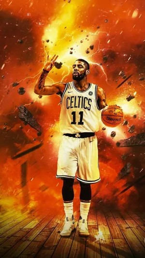 Kyrie Irving Boston And Cavaliers Wallpaper WallpapersOK