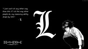 L Message Death Note Wallpaper