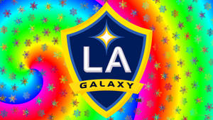 La Galaxy Colorful Logo Wallpaper