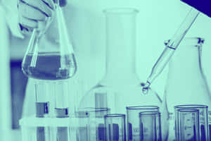 Laboratory Green Equipment Wallpaper