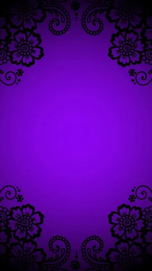 Lacey Black And Purple Phone Wallpaper
