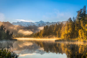 Lake Matheson New Zealand Wallpaper