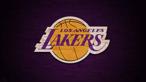Lakers Logo Dark Purple Wallpaper