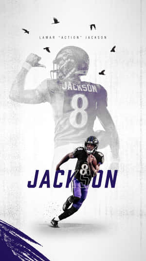 Lamar Jackson #8 Baltimore Wallpaper
