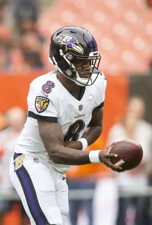 Lamar Jackson Baltimore Phone Wallpaper
