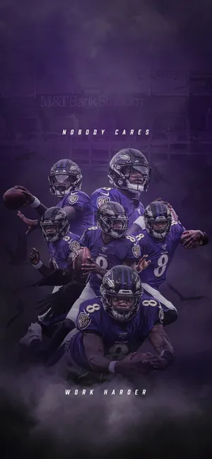 Lamar Jackson Leading Baltimore To Greatness Wallpaper