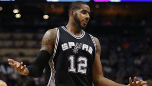 Lamarcus Aldridge Spurs Game Wallpaper