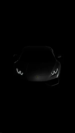 Lamborghini On Black Iphone 6 Plus Wallpaper