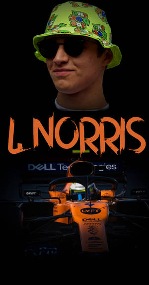 Lando Norris Green Bucket Hat Wallpaper