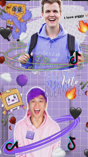 Lankybox Adam And Justin Wallpaper